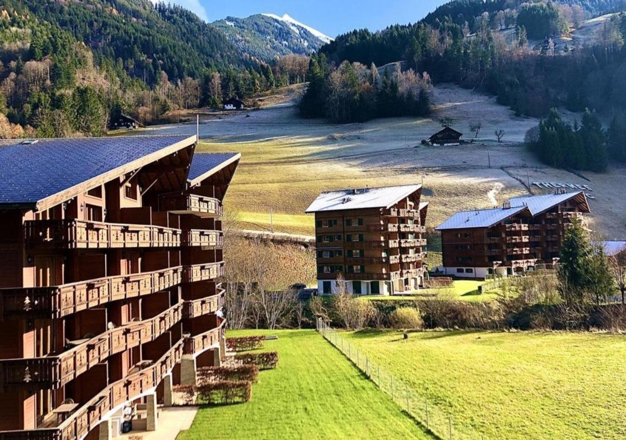 Aparthotel Mountain River Resort Val d'Illiez ภายนอก รูปภาพ