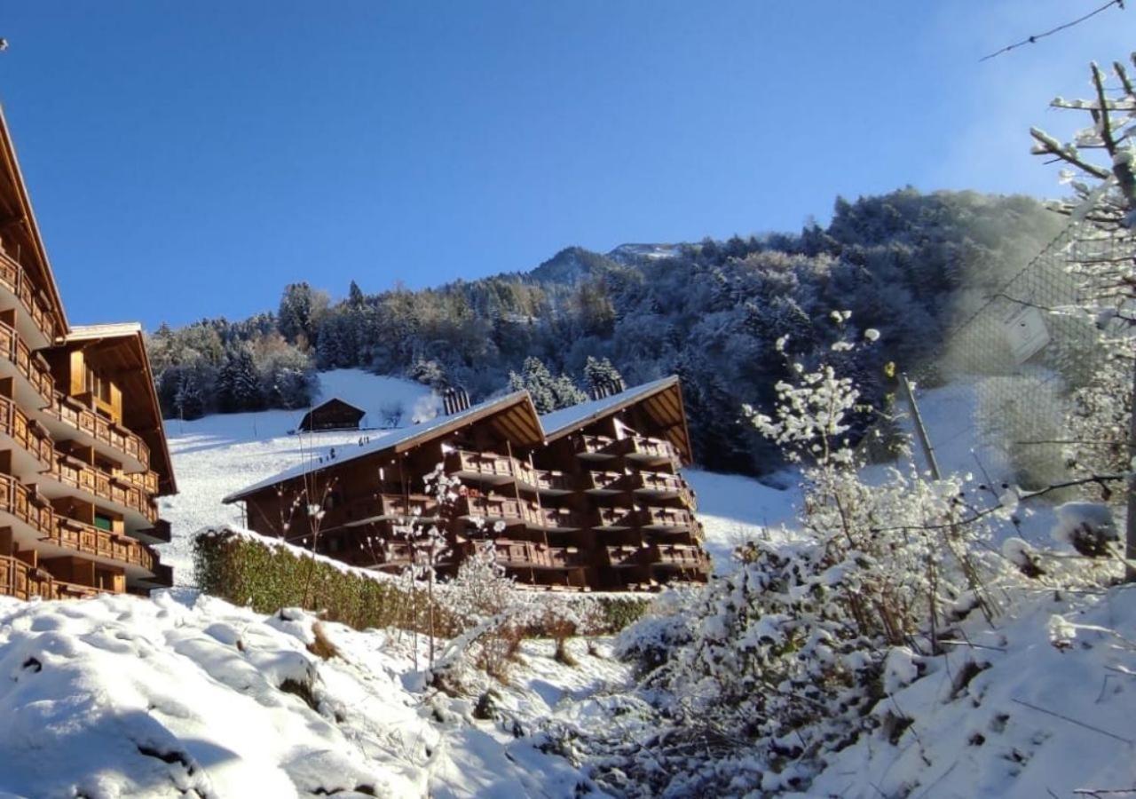 Aparthotel Mountain River Resort Val d'Illiez ภายนอก รูปภาพ