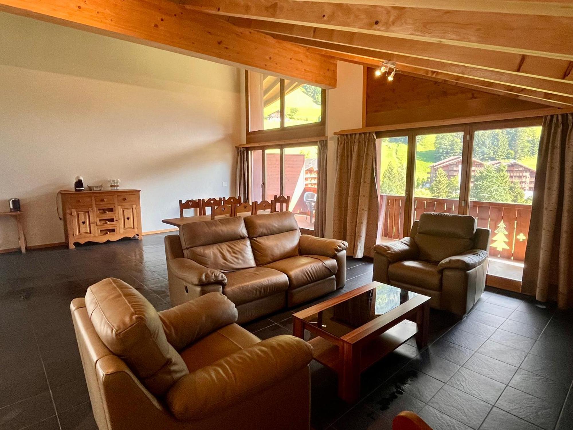 Aparthotel Mountain River Resort Val d'Illiez ภายนอก รูปภาพ